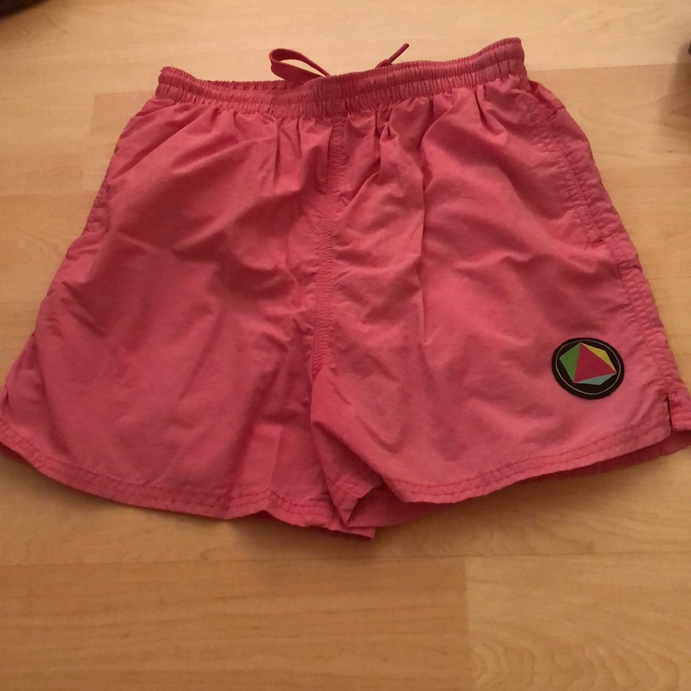 Pink boardshorts from f21